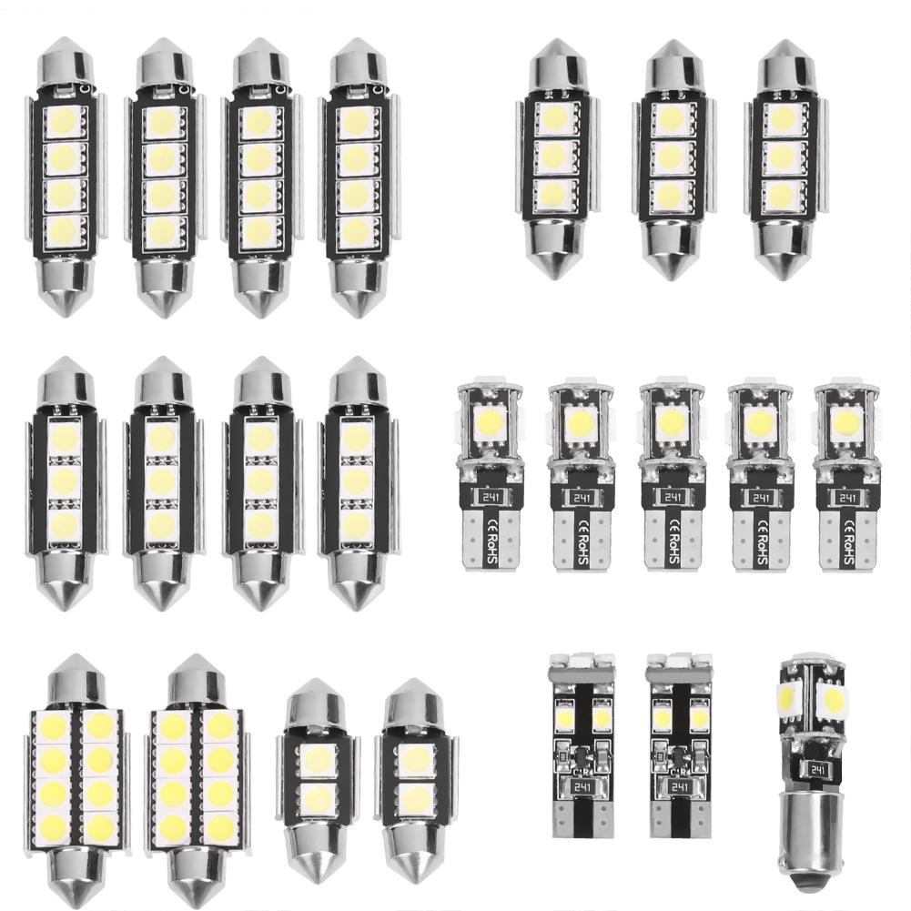 

23pcs T10 BA9S Festoon LED Car Interior Dome Light License Plate Lamp Bulbs, 501 Original