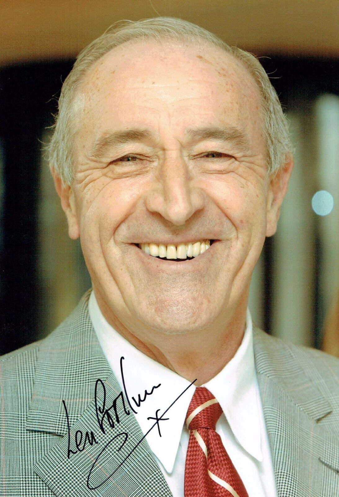 Len GOODMAN Signed Autograph 12x8 Photo Poster painting 1 AFTAL COA Stricktly Come Dancing Judge