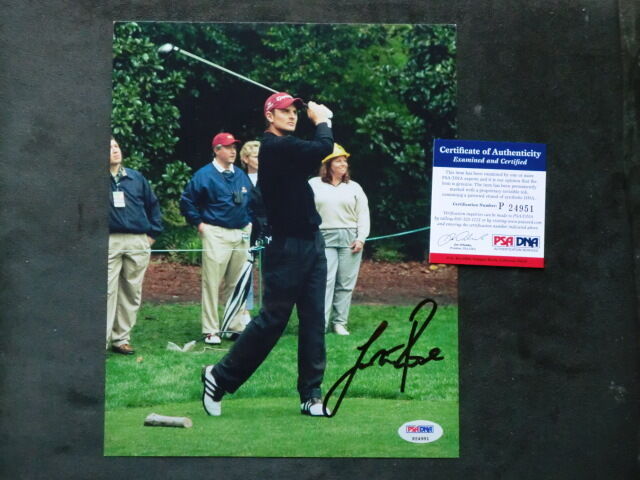 Justin Rose Hot! signed Masters golf 8x10 Photo Poster painting PSA/DNA cert