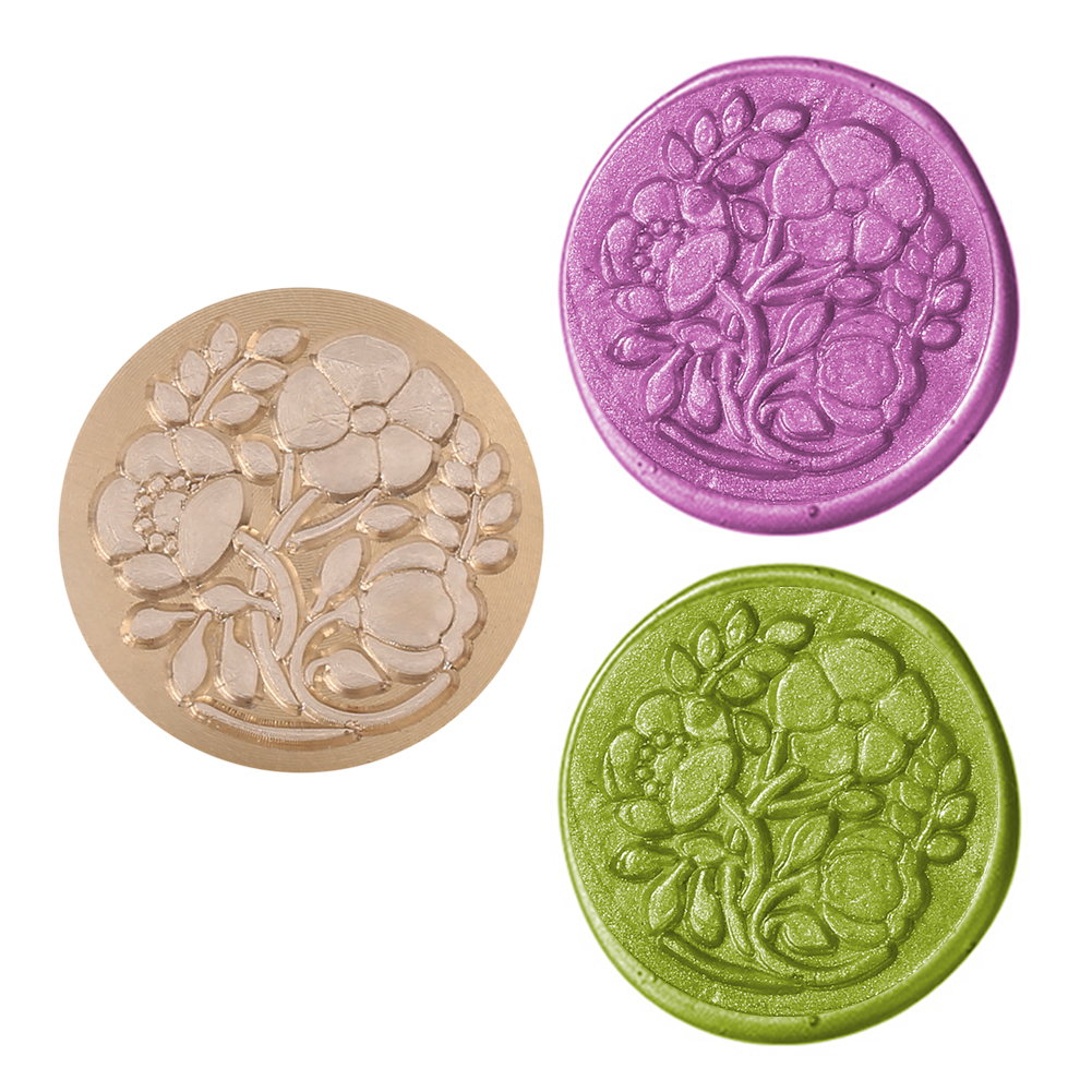 

25mm Plant Sealing Wax Scrapbooking Stamp Head - Wax Seal Stamp, 501 Original