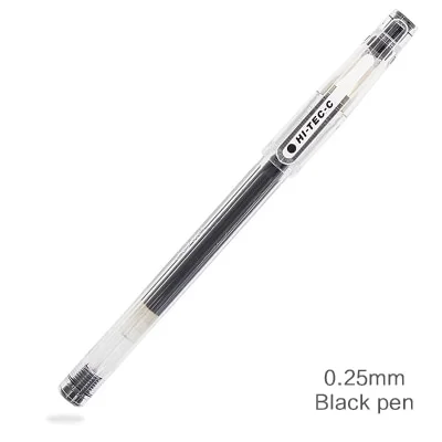Journalsay 1pc PILOT HI-TEC-C High-capacity Gel Pen 0.3 Mm 0.4 Mm 0.5 Mm 0.25 Mm Financial Pen