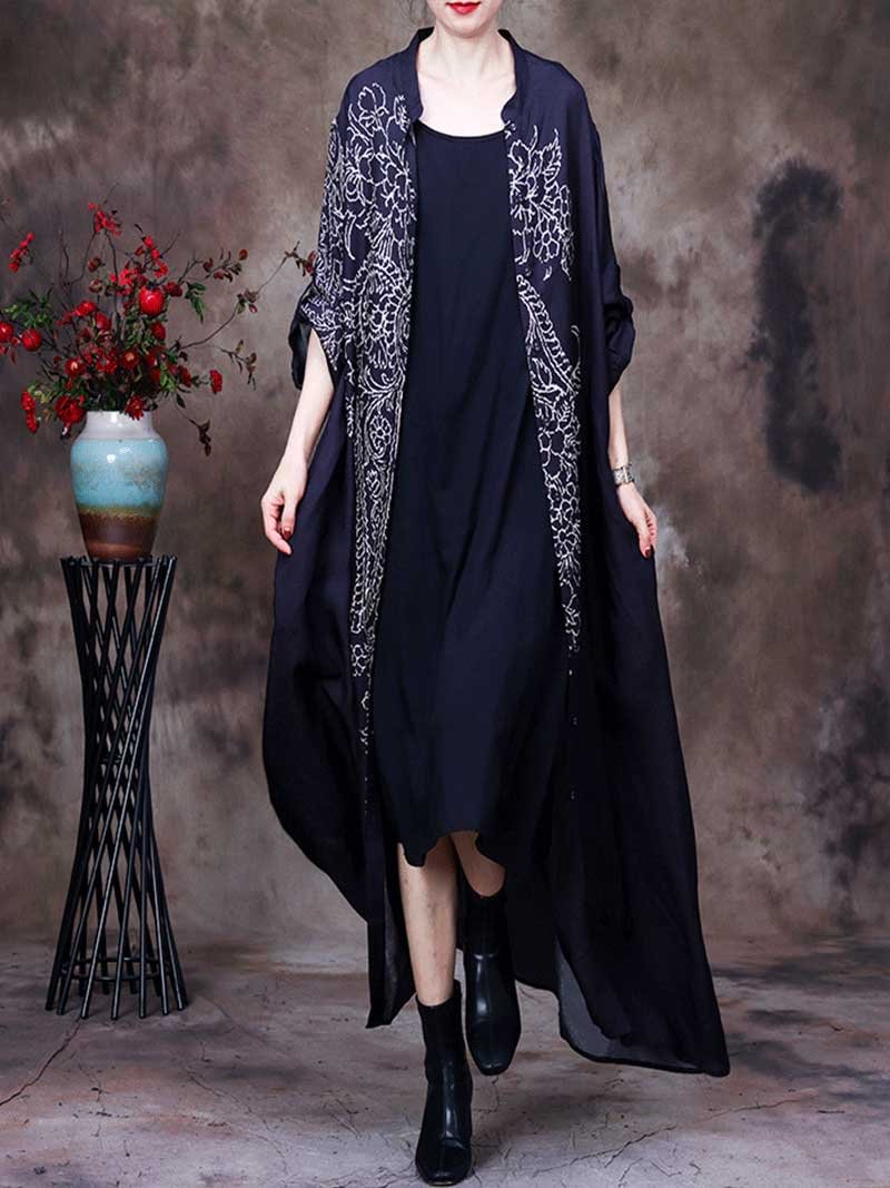 I fall in love Front Open Gown Style Maxi Dress