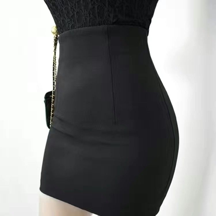 High-Waisted Bodycon Mini Skirt