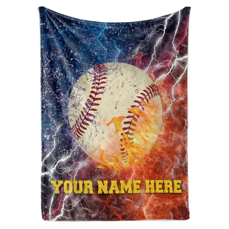Personalized Baseball Blanket For Comfort & Unique|BKKid263