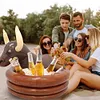 Inflatable Water Bull Cooler Multifunctional Drinks Cooler Tray for Summer Party