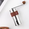 Portable Hand-Cranked Coffee Machine 304 Stainless Steel Bean Grinder Manual Grinder