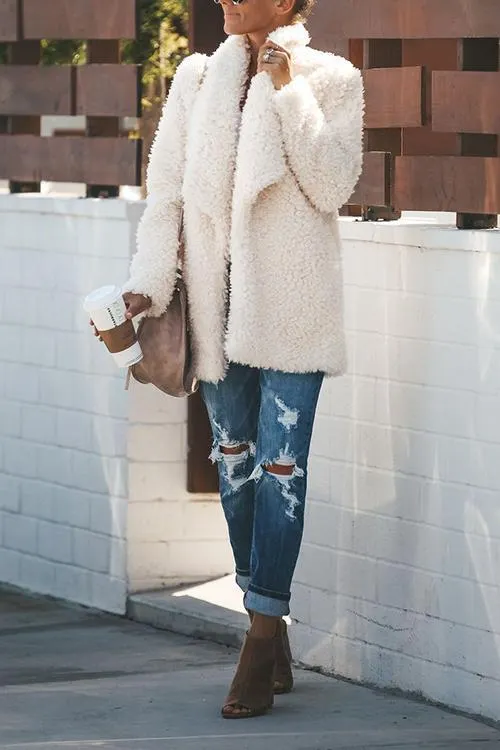 Vanderbilt Pocketed Sherpa Statement Jacket