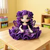Rose Flower Fairy Crochet Kit for Beginners - Amigurumi DIY Doll Set with Step-by-Step Tutorial