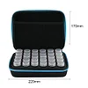 30 Bottles Diamond Painting Charms Box Embroidery Tool Storage Bag (Blue)