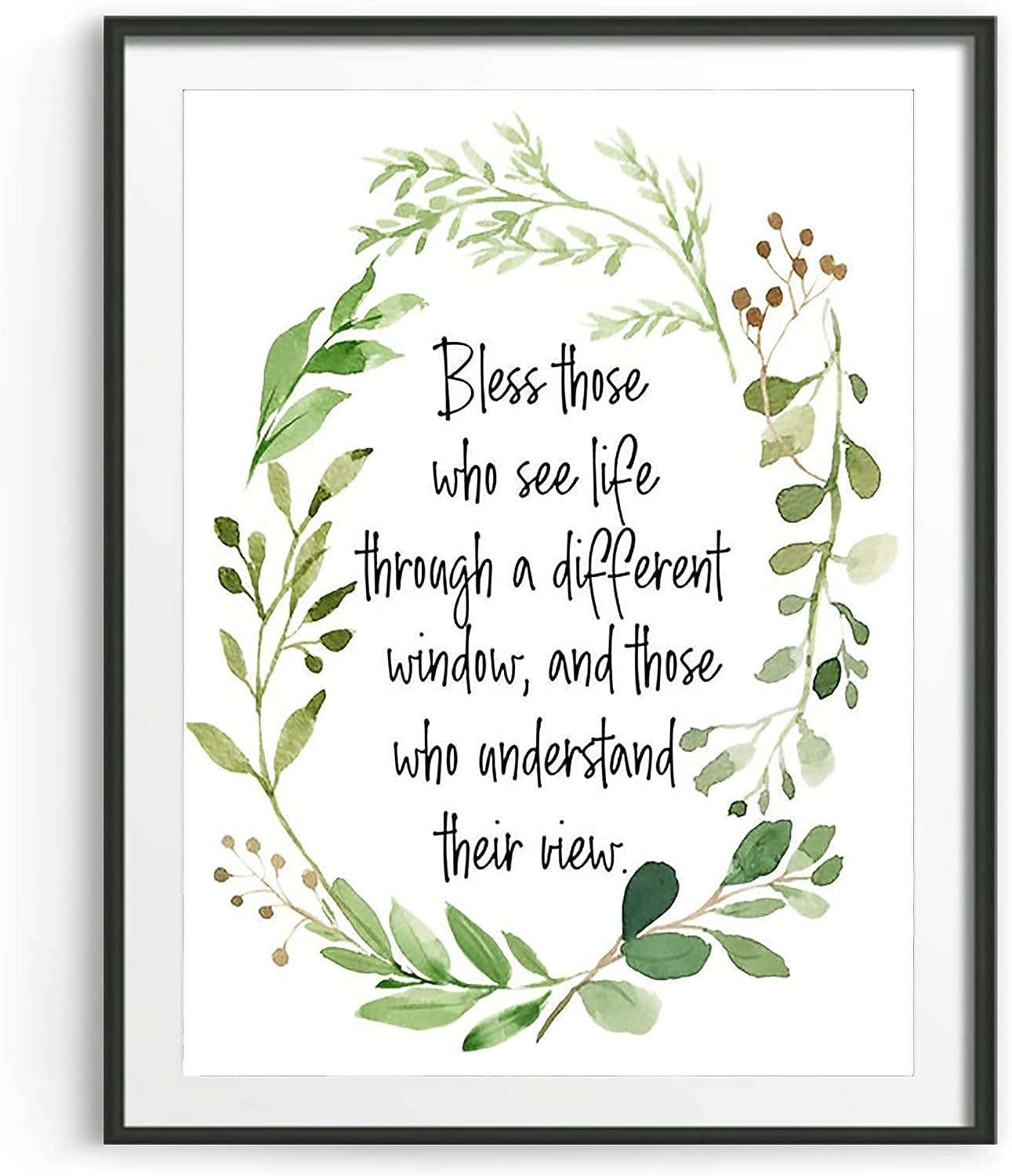 Windrain Canvas Art Wall Decor,Comfy Living Room Decor,Autism Teacher Gift,Autistic Pride,Therapist Office Decor,Special Education,Autism Mom Acceptance Awareness,Special Needs Print,12x16 Inch 12x16inch=30x40 cm