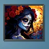 >SALE<5D DIY Full Round Drill Diamond Painting Day of the Dead Girls Kit Decor 35x30cm