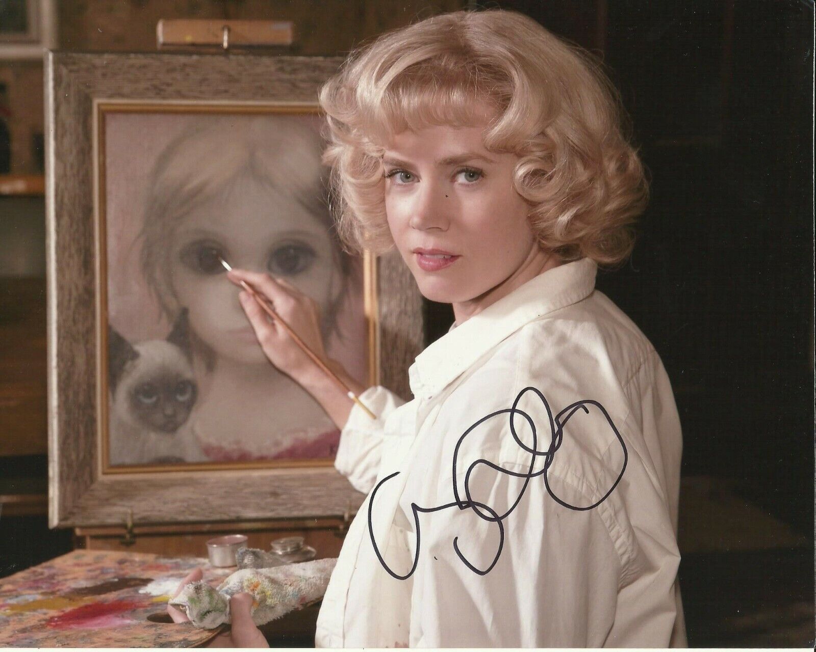 AMY ADAMS SIGNED BIG EYES Photo Poster painting UACC REG 242 FILM AUTOGRAPHS (2)