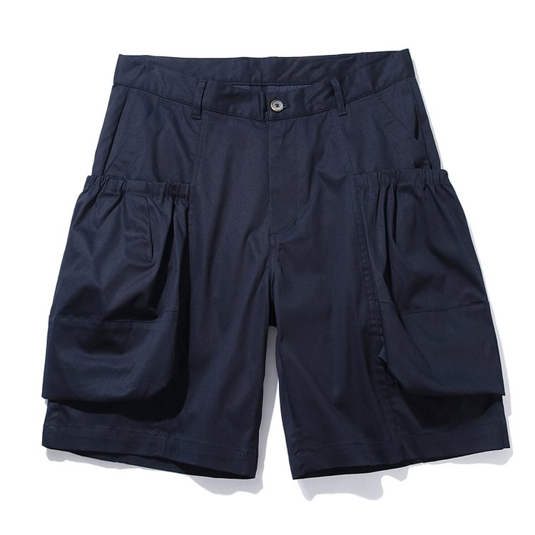 Retro Casual Three-dimensional Pocket Shorts
