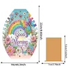 Diamond Painting Wooden Rainbow Flowers Necklace Display Stand Holder