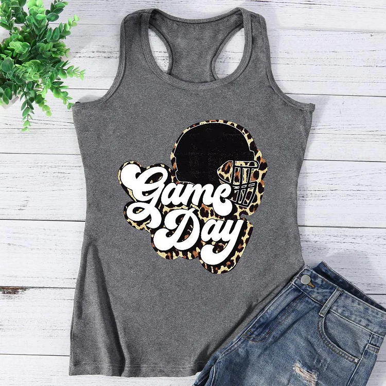 Game Day Football Vest Top-Annaletters