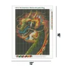 Colorful Dragon  | Full Round Diamond Painting Kits