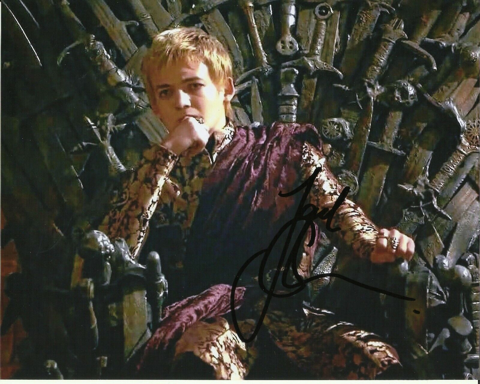 JACK GLEESON SIGNED GAME OF THRONES Photo Poster painting UACC REG 242 (3)