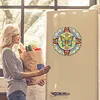 Acrylic DIY Dual-Layer 360 Rotating Diamond Art Fridge Magnet Butterfly Mandalas Diamond Painting Magnets DIY Art Fridge Magnet Refrigerator Sticker Crystal Art Craft for Adults Beginners Home Decors