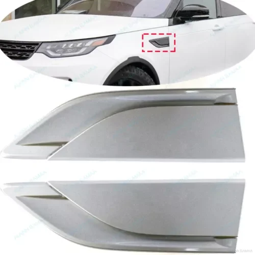Dronehint Fender Vent Cover Grille t Fit For Land Rover Discovery L462 2017-2020,Silver (For: Land Rover) Parts