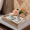 (35*24.5cm)Wooden Retro Mandala Pattern 5D DIY Diamond Painting Serving Tray with Handle Kit