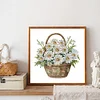 Diamond Painting-DIY Crystal Rhinestone Basket of Flowers