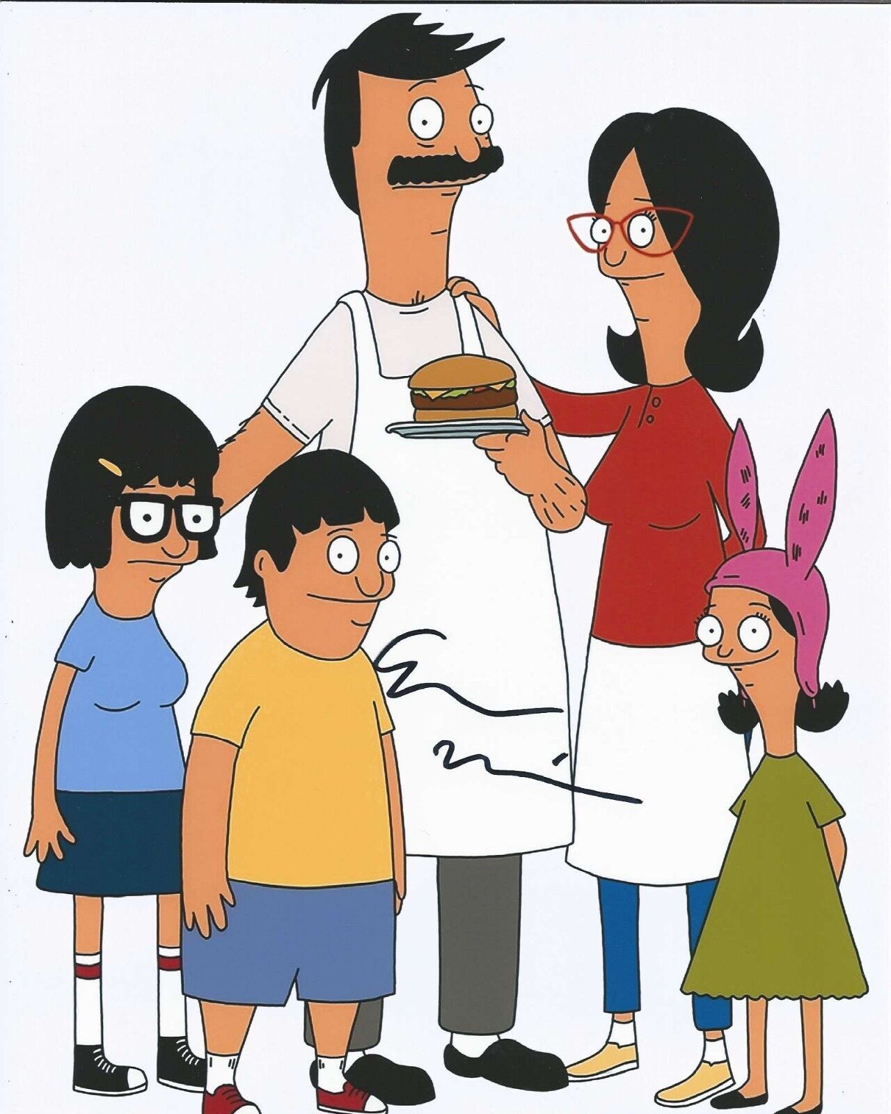 EUGENE MIRMAN SIGNED AUTHENTIC BOBS BURGER'S 'GENE BELCHER' 8X10 Photo Poster painting w/COA