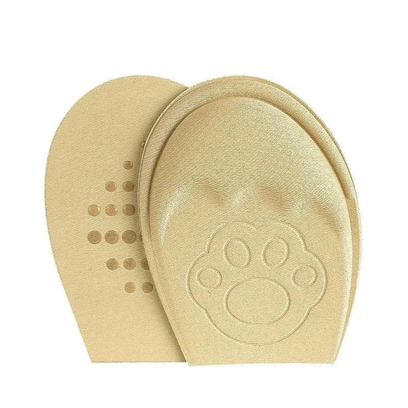 10 Pairs Exercise Adjustment Size Shoes Pads, Style: Female Round Head Skin Color