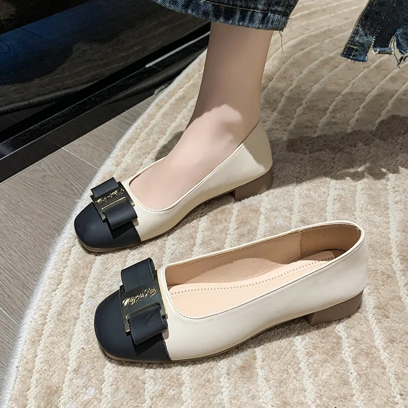 Breakj Breakj Fragrant Wind Coarse Heel Single Shoes Women In The Spring And Autumn Of 2025 New Temperament Light Mouth French High Heels