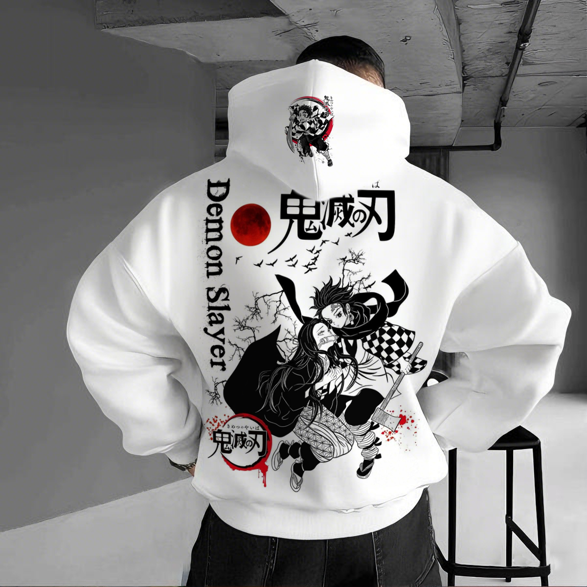 Anime-Inspired Demon Slayer Hoodie for Cosplay and Casual Wear
