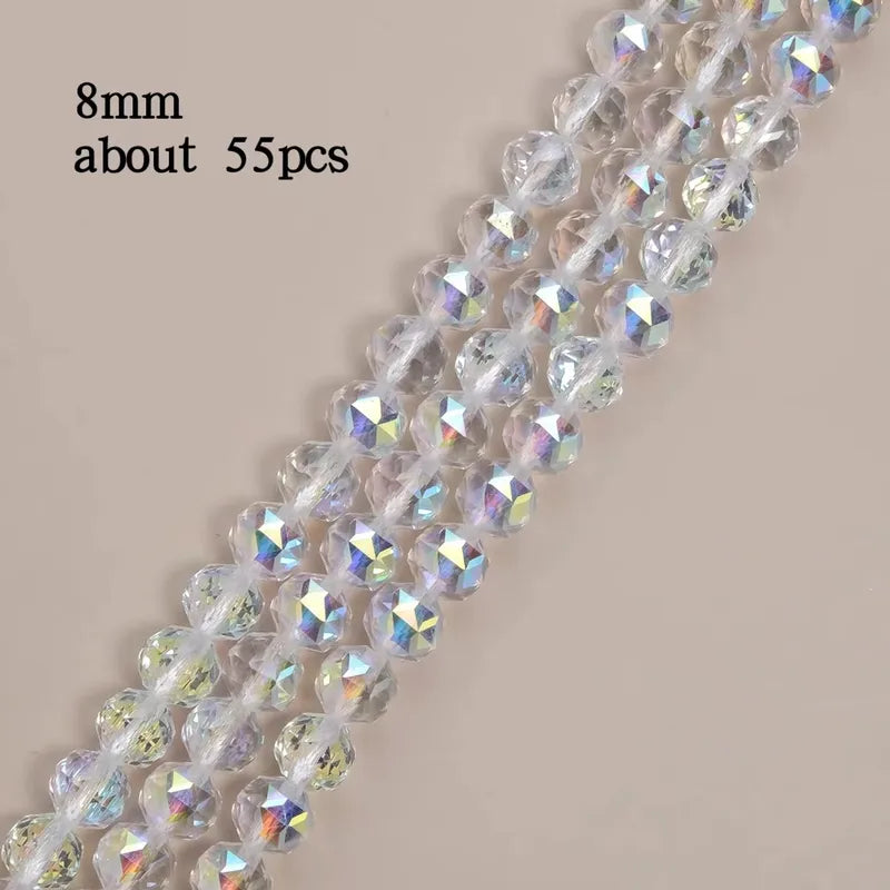 1 Set Hole 1~1.9mm Glass Geometric Beads