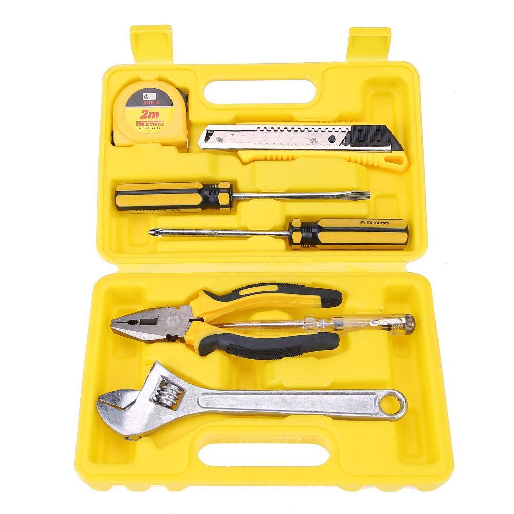 

8pcs Spanner Wrench Screwdriver Cutting Pliers Household Fix Tool Set Kit, 501 Original
