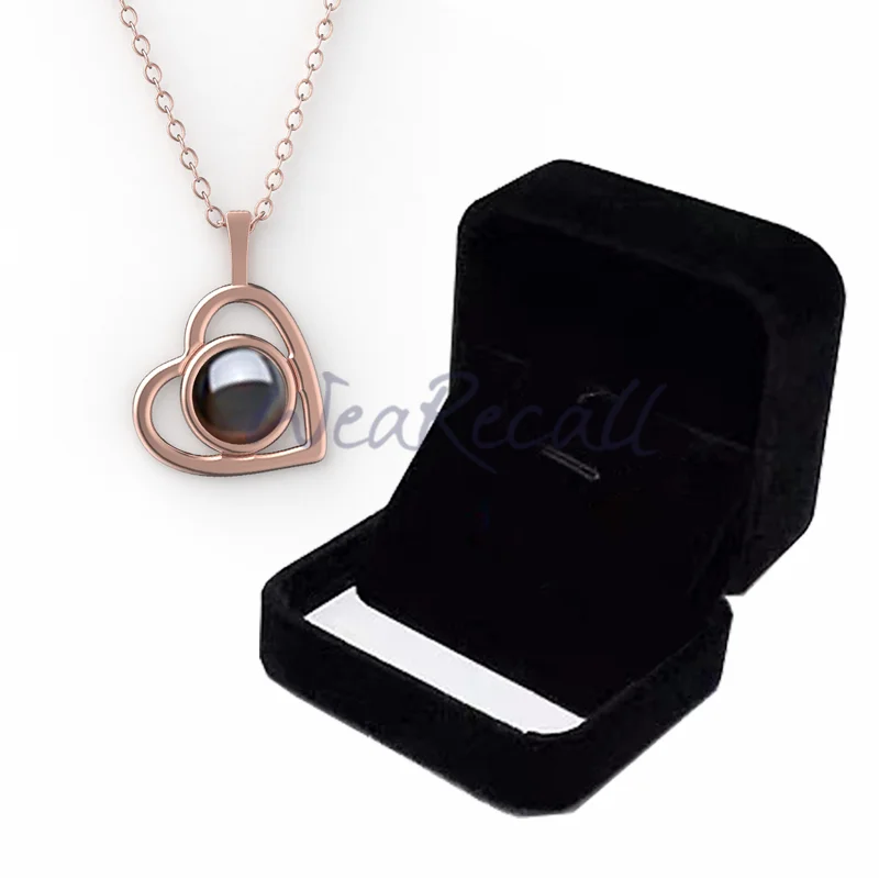 New Projector Picture Custom Personalized Photo Necklace Best Mother's Day Gift  wetirmss