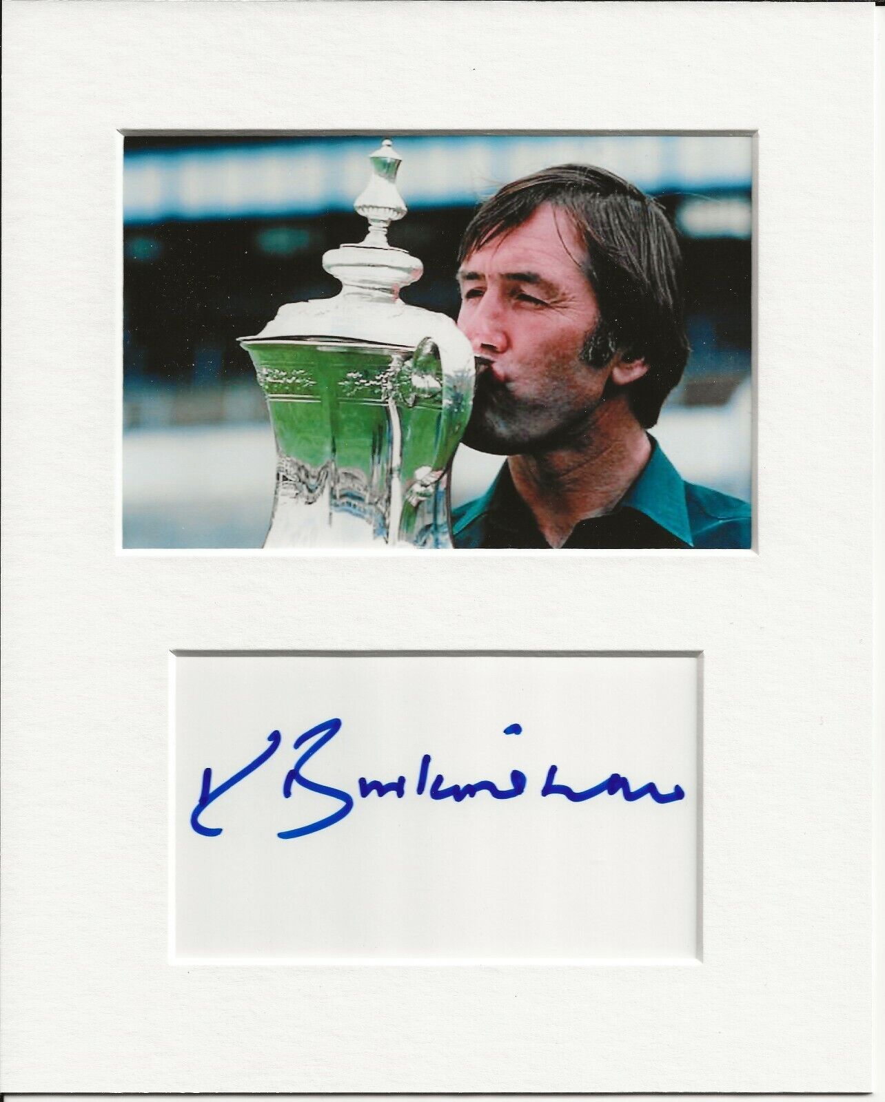 Keith Burkinshaw tottenham genuine authentic autograph signature and Photo Poster painting AFTAL