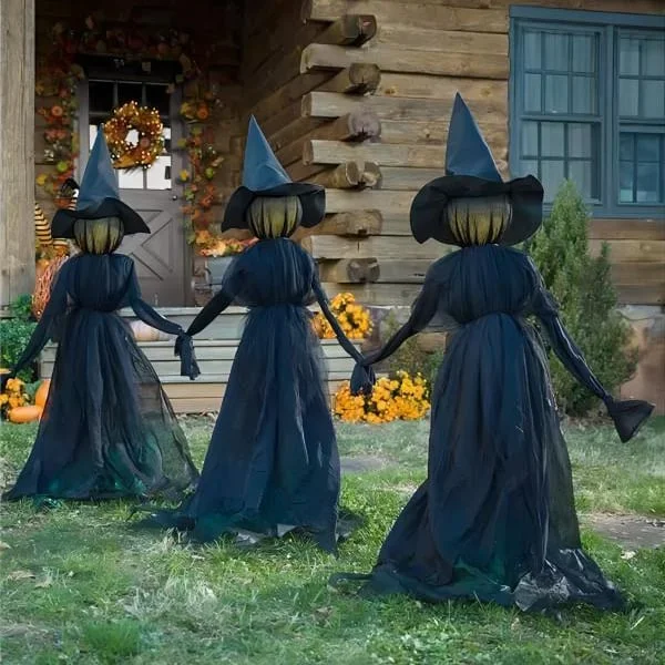 🎃HALLOWEEN PRESALE 48% OFF-Voice Control Screaming Witches Three Sisters (BUY 2 GET FREE SHIPPING)