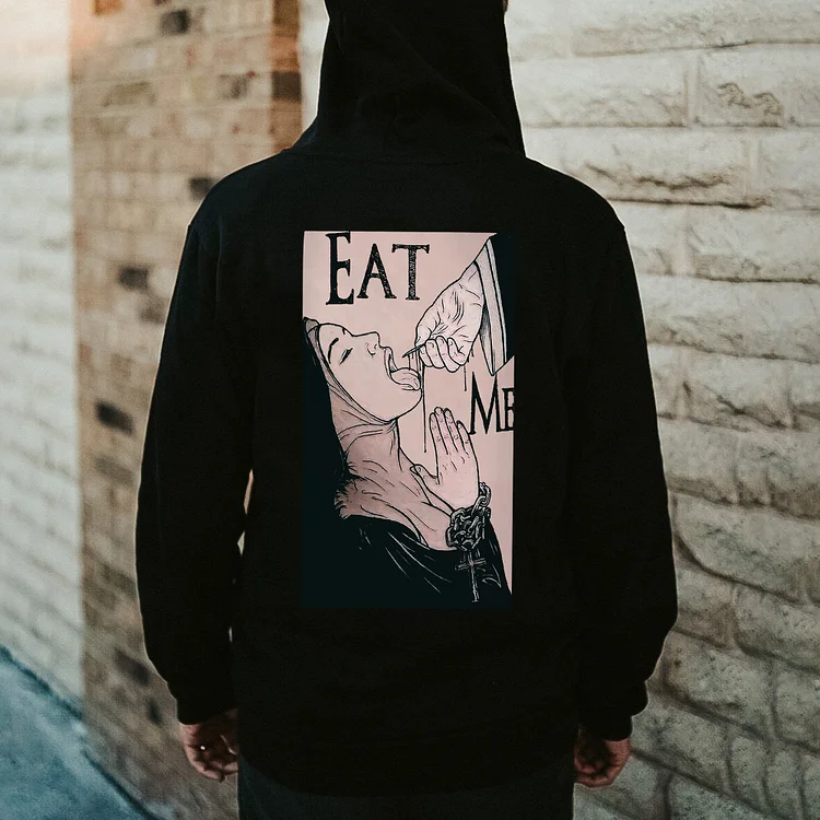 Eat Me Print Men's Hoodie