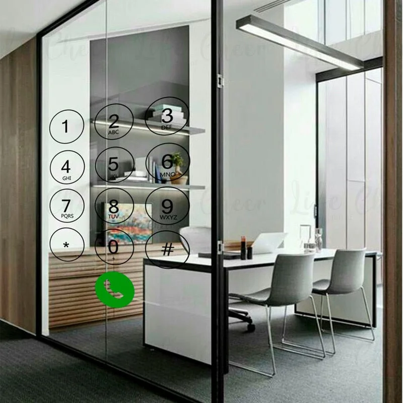 Phone Number Call Wall Sticker Murals Office Stores Decoration Mobile Phone Calls Vinyl Wall Decal Removable Art AC314
