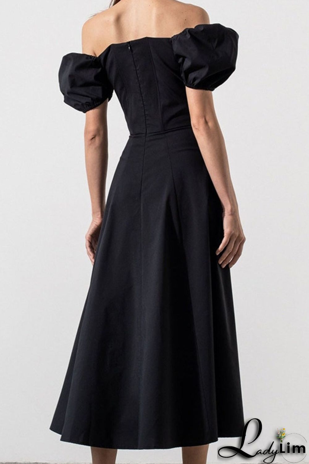 Pink Daily Elegant Print Patchwork Frenulum Off the Shoulder Irregular Dress Dresses