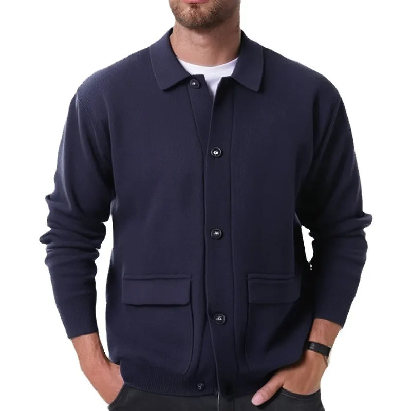 Uveng Uveng Men's High Density 12 Knit Jacket Stereo Three-Dimensional Packed Jacket Shirt SY0070