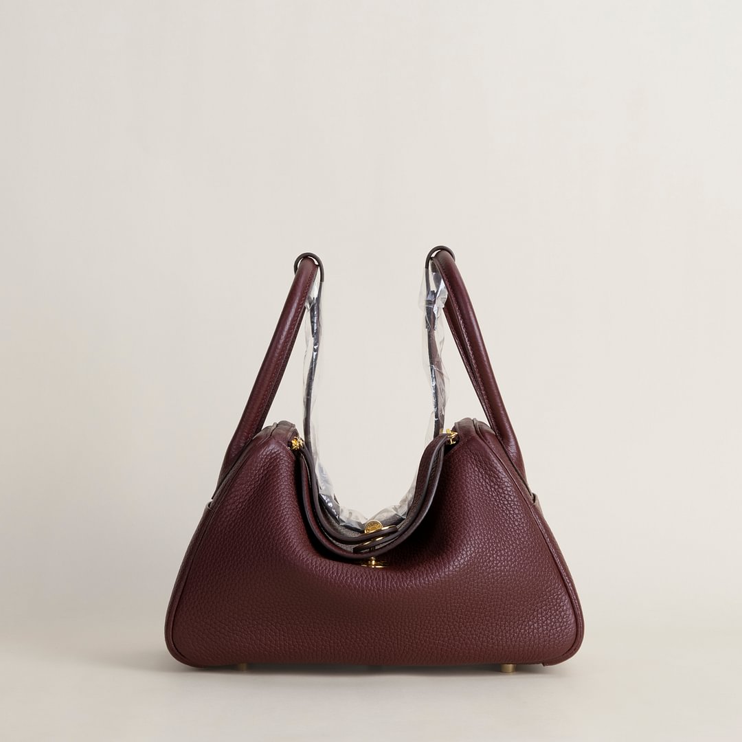 Lindy 26cm Clemence leather 57 Bordeaux&nbsp;GHW