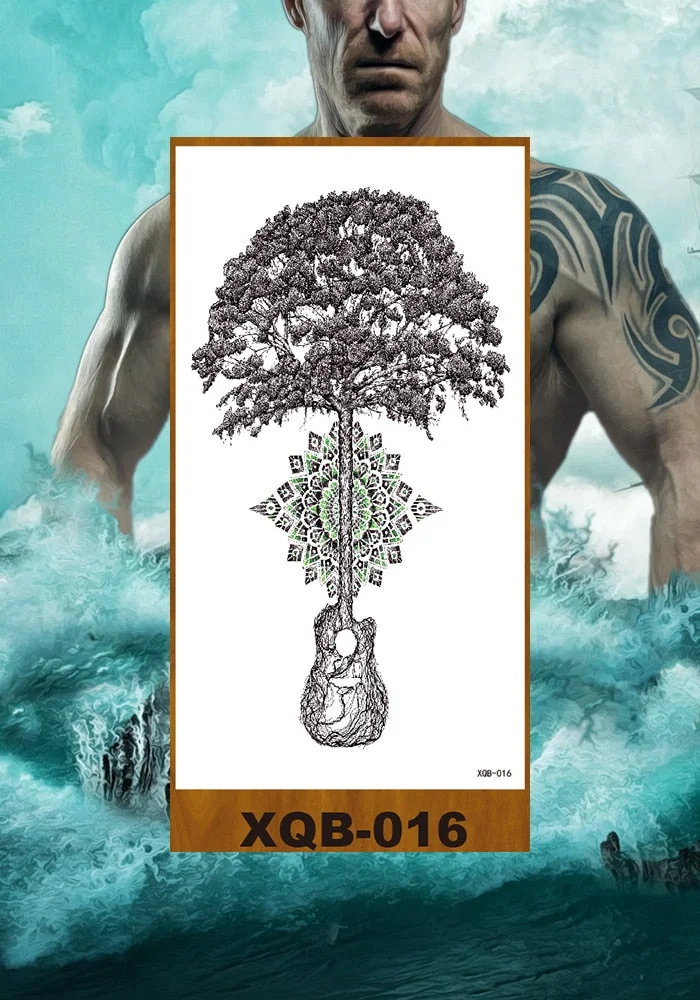 Waterproof Temporary Flash Tatoo Hand back Arm art Tattoos for boy Women Men Tattoo Sticker eagle Crow Gothic eye Fake Tatto