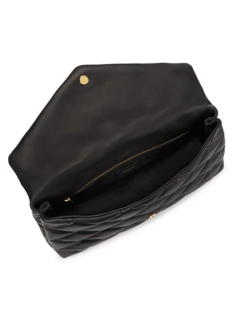 Saint Laurent Sade Large Clutch in Lambskin