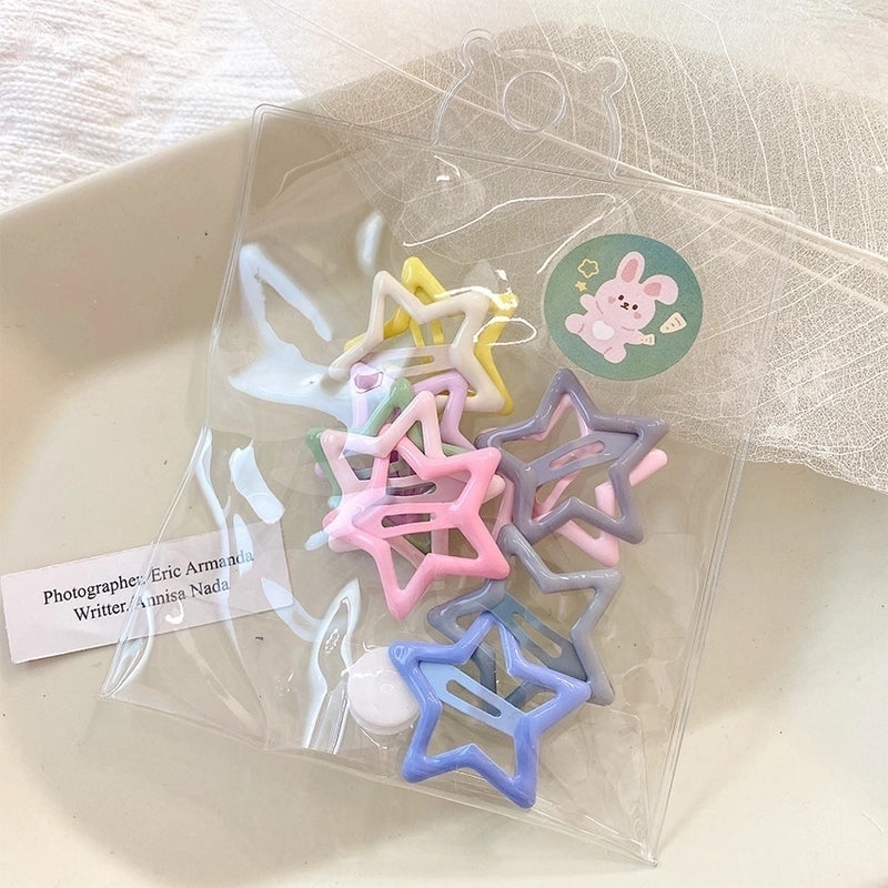 Women’s Cute Clouds Star Plastic Hair Clip