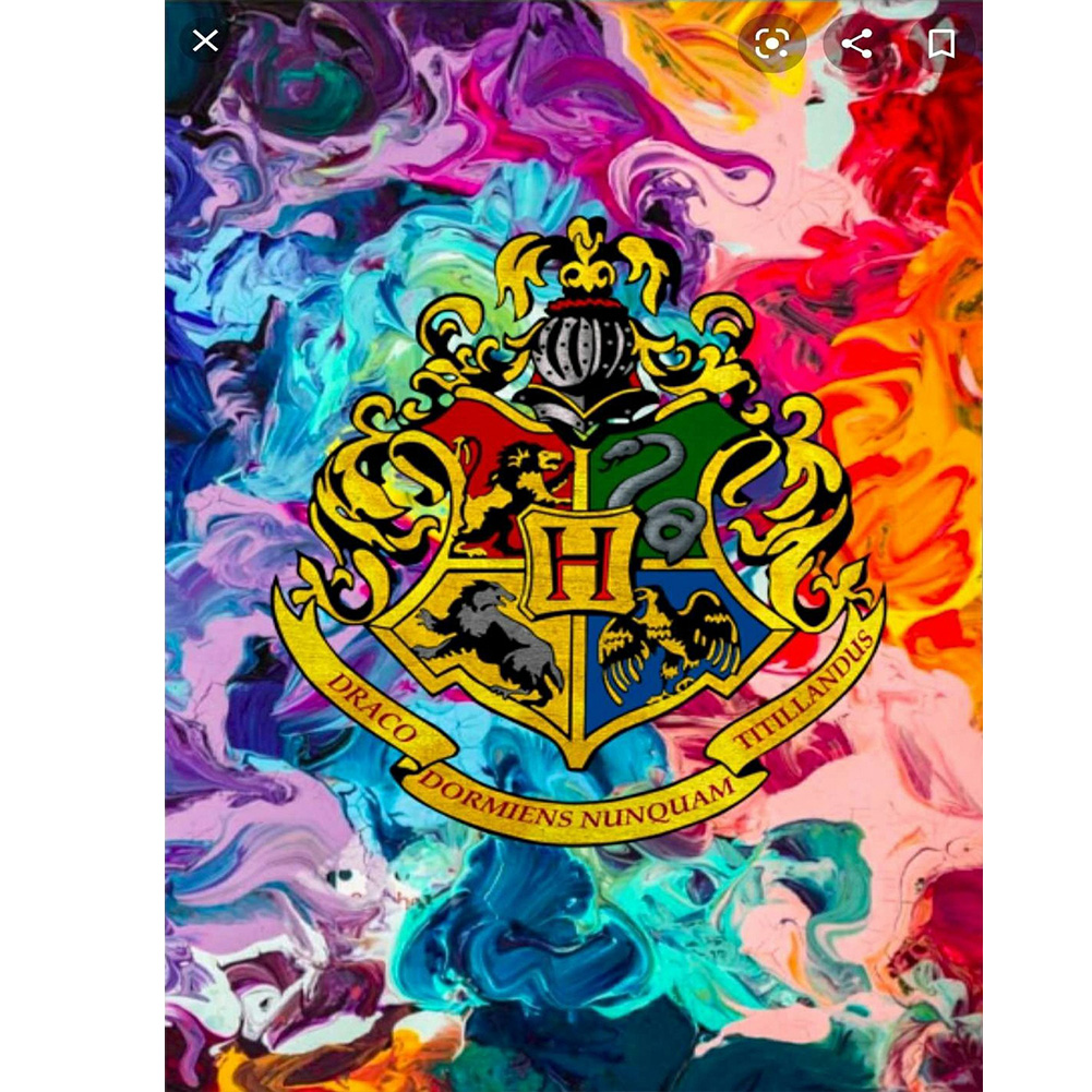 

Harry Potter Badge - Round Drill Diamond Painting - 50*60CM, 50x60, 501 Original