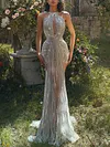 Sequined Bandage Evening Mini Dress