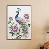 Diamond Painting-DIY Sparkling Special Shaped Pearl Drill Peacocks and Peonies(30x40cm)