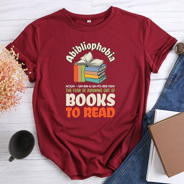 ANB - Abibliophobia Book Reading T-shirt Tee-609127