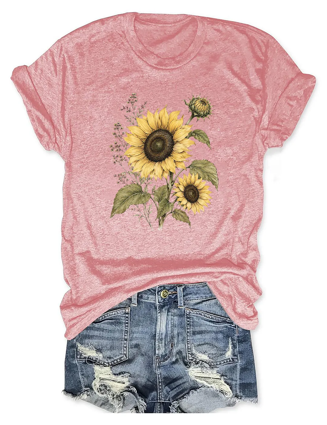 Sunflower Floral Lover T-shirt