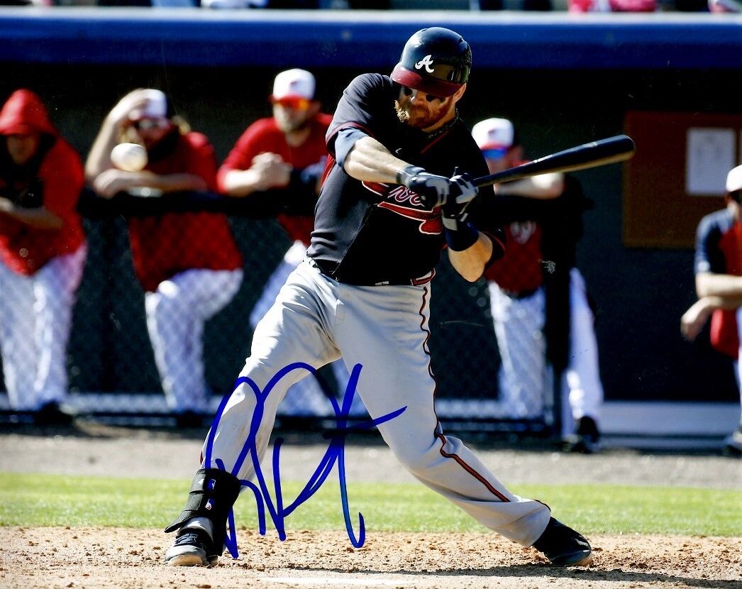 Autographed RYAN DOUMIT Atlanta Braves 8x10 Photo Poster painting- COA