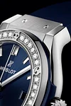 HUBLOT Classic Fusion Titanium Blue Diamonds 38mm 565.NX.7170.RX.1204