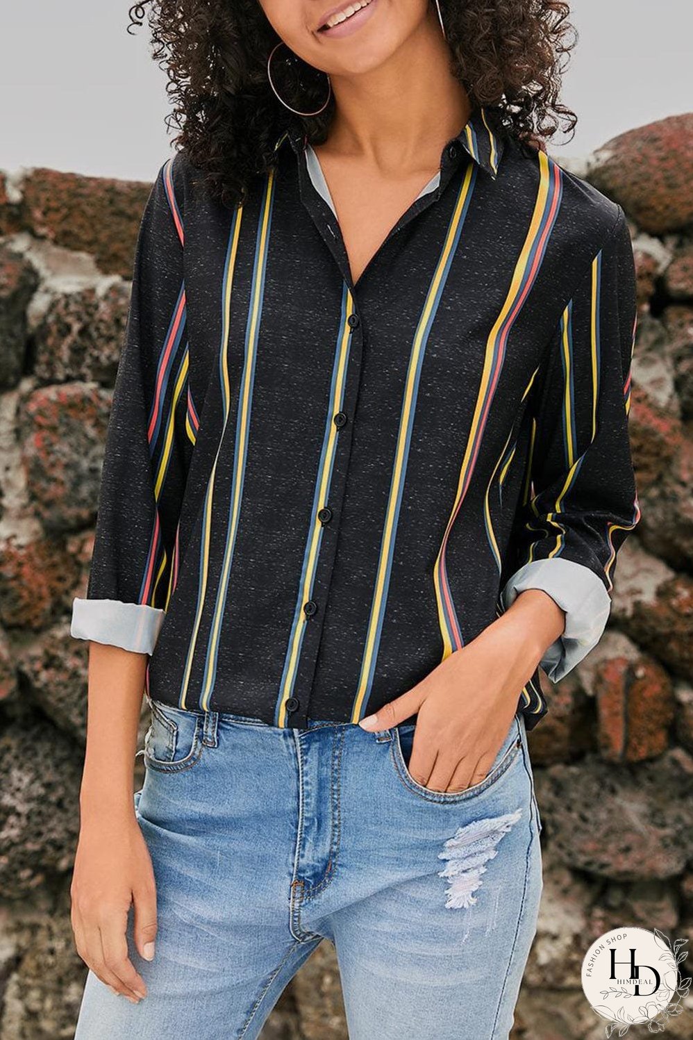 Versatile Stripe Top